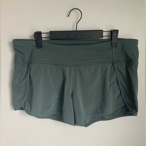 Lululemon Run Times Short in Dark Forest